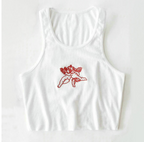 Satin Lace-Up Backless Crop Cami