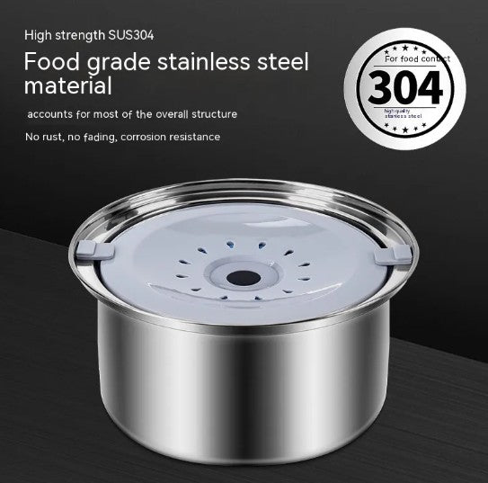 Stainless Steel Floating Pet Water Bowl, Anti-Spill Slow Drinking Dish for Cats and Dogs, Food-Grade 304 Steel, 2L / 3L