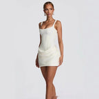 Tube Top Strap Bodycon Mini Dress