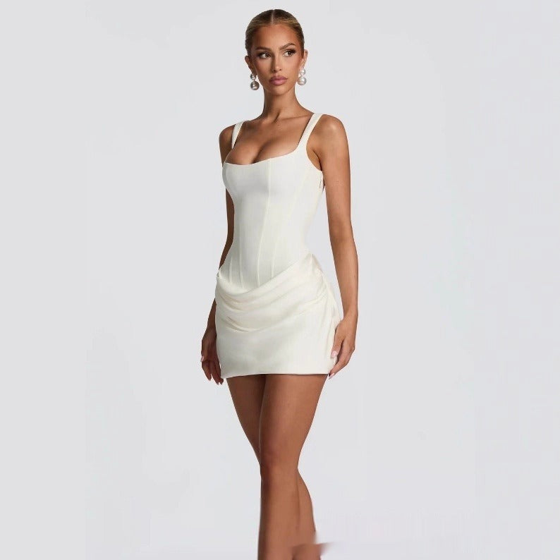 Tube Top Strap Bodycon Mini Dress