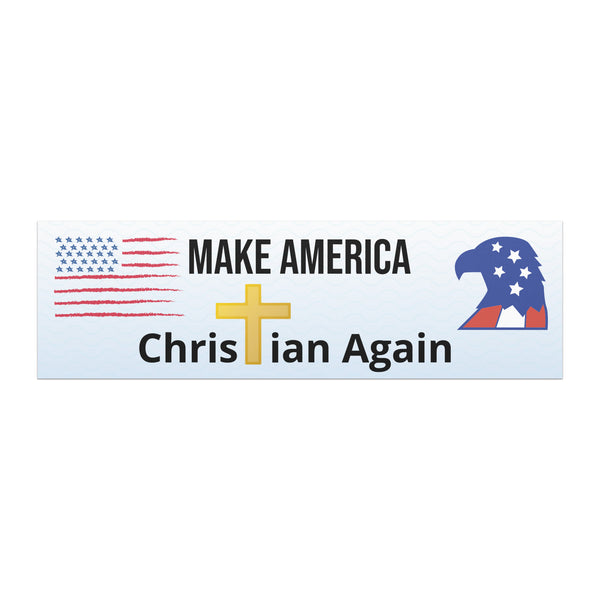 MACA Christian Car Magnet - Make America Christian Again Bumper Magnet