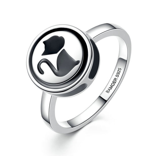 Animal Ring, Cat Ring, Sterling Silver Ring