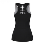3D Digital Printed Hollow Backless Tank Top for Women