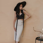 Summer Women's V-Neck Ruched Crop Top with Straps