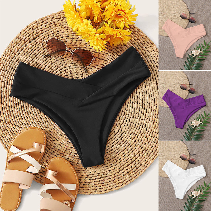 Women's Seamless V-Cut Bikini Bottom