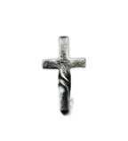 Hammered Christian Cross Pendant Necklace | Christian Jewelry