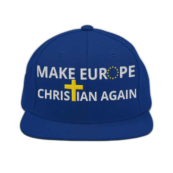 MECA Christian Hat - Make Europe Christian Again Embroidered Cap