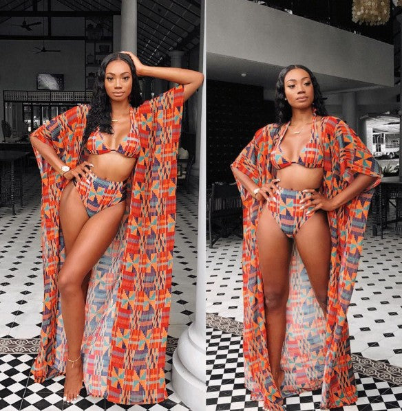 Off-Shoulder Ruffle Bikini Set