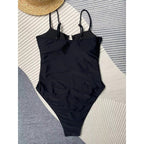 Cut-Out Ring One-Piece Swimsuit