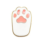 Paw Print Enamel Brooch Pin