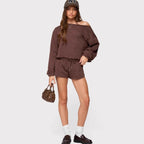 Women's Hoodie and Shorts Set