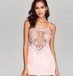 Lace Babydoll Chemise Nightgown Set