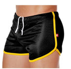Men's Light Blue Mesh Sports Shorts / Swim Trunks