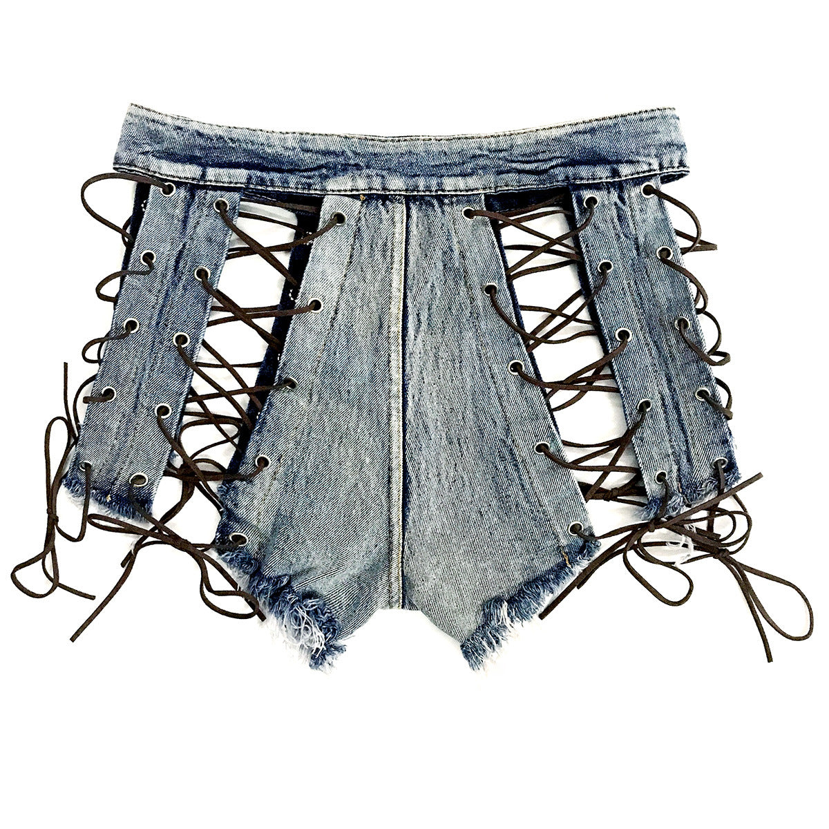 High Waist Denim Shorts for Women - Sexy Club Style