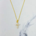 Shell Pearl Cross Necklace | Christian Jewelry