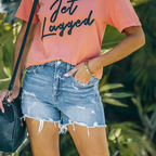 Women's High-Waisted Denim Shorts