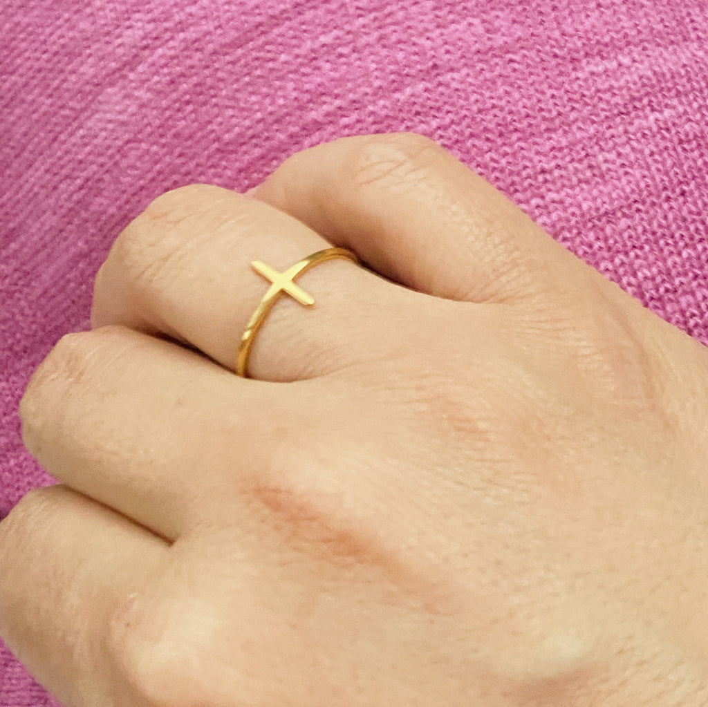 Side Cross Ring | Christian Jewelry