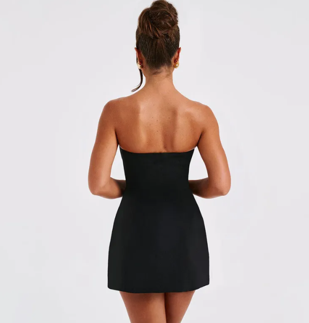 Versatile Niche Tube Top Short Dress