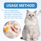 3-in-1 Steamy Pet Grooming Brush for Cats & Dogs, Electric Massage Comb with Silicone Bristles, Removes Loose Hair & Dander, Reduces Shedding, Rechargeable