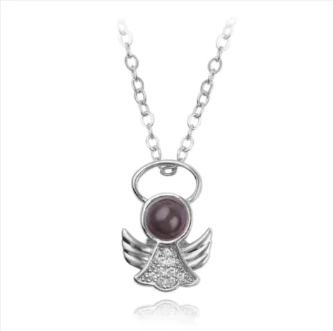 100 Languages Angel Projection Necklace | Jewelry