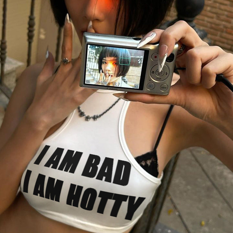 No Boyfriend No Problems Halter Crop Top