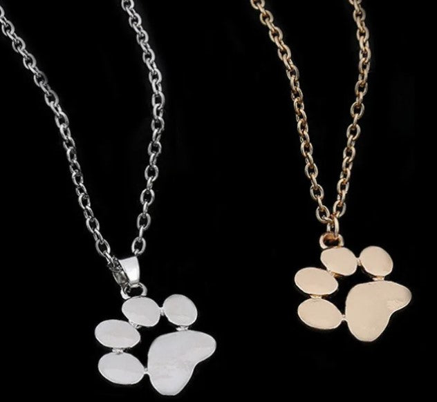 Animal Paw Pendant Necklace