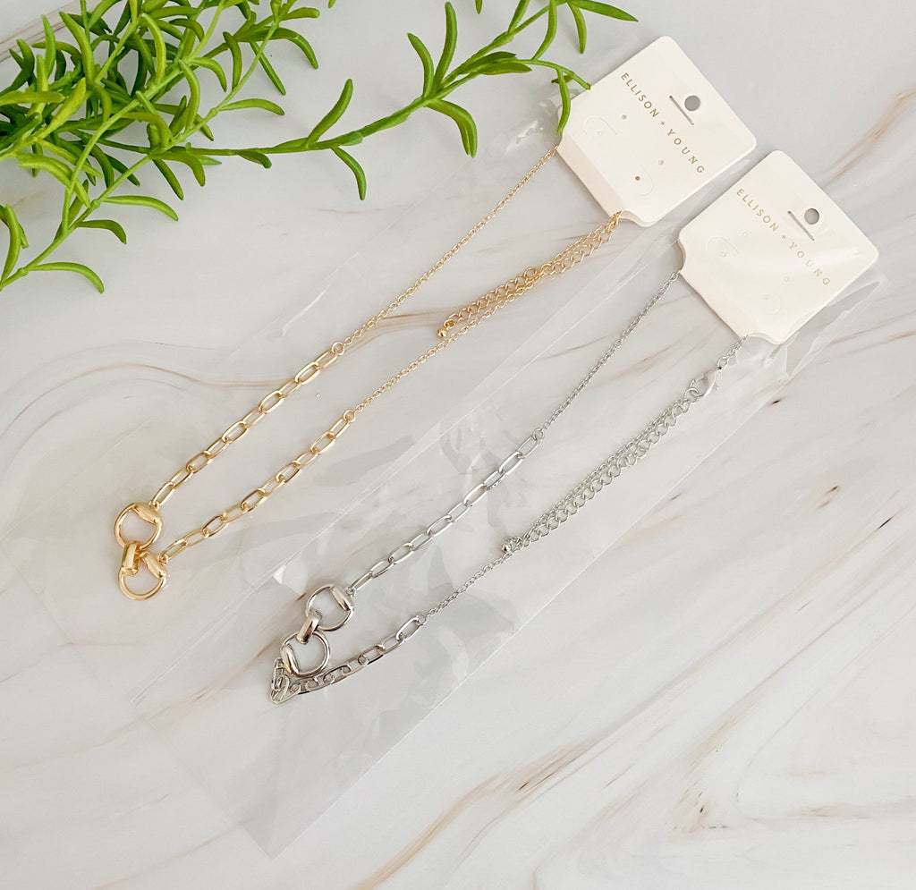 Equestrian Horsebit Chain Necklace