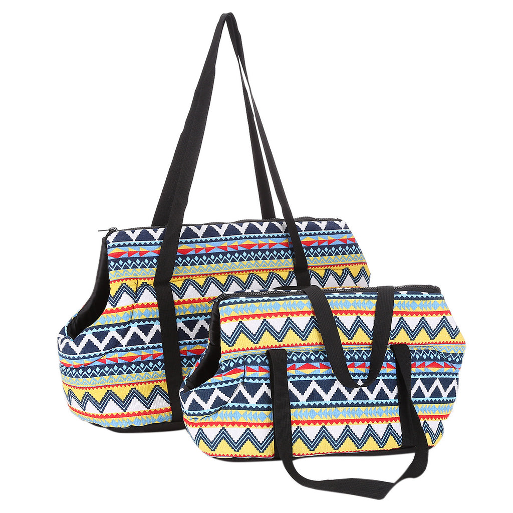 Vintage Pet Carrier Shoulder Bag for Cats and Dogs