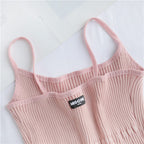 2020 New Women's Sleeveless Embroidered Tank Top