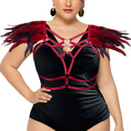 Feather Wing Strappy Cage Body Harness