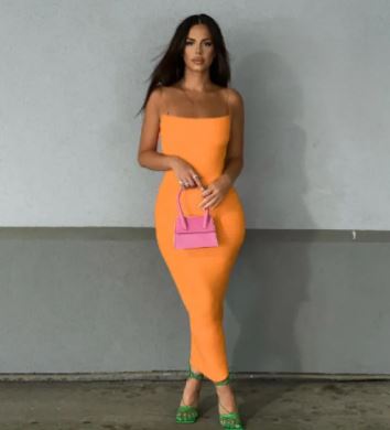 Spaghetti Strap Bodycon Dress