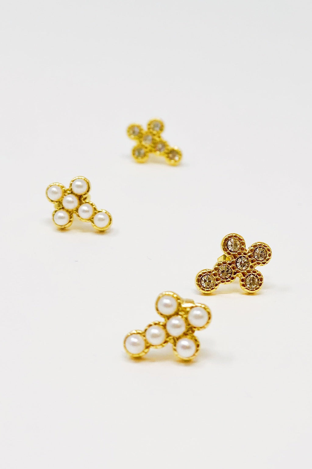 Dainty Cross Stud Earrings | Christian Jewelry