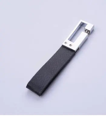 Men's Waist Belt Buckle with Beaded Elastic Keychain | Accessory