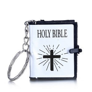 Mini Holy Bible Keychain - Christian Faith Accessory