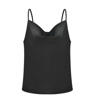 Amazon 2019 Summer Women's Solid Color Tank Top