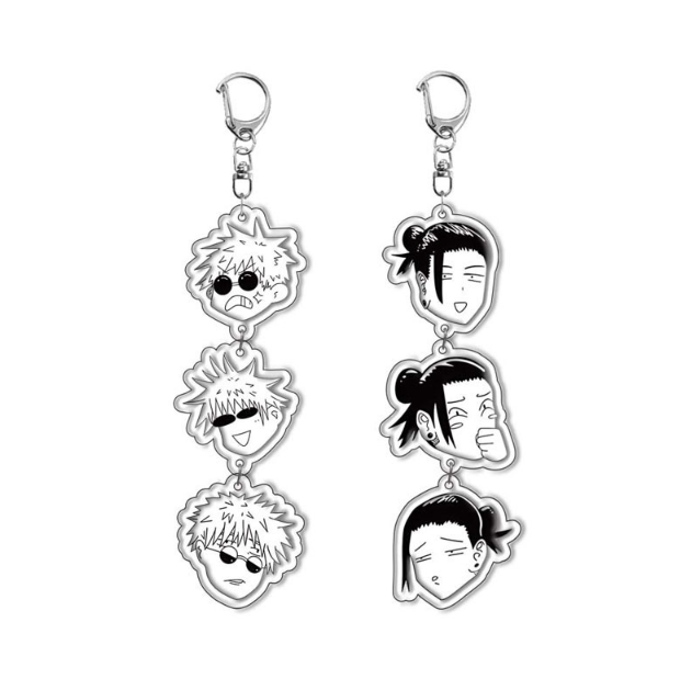 Gojo x Geto Jujutsu Kaisen Keychain (One Piece) | Accessory