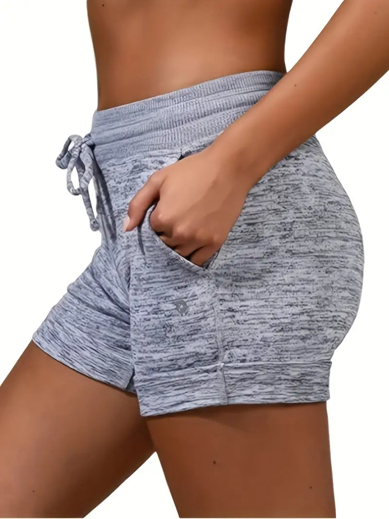 Women's Casual Summer Shorts with Drawstring Pockets
