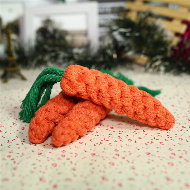 Durable Carrot Pet Chew Toy - Dog Toy