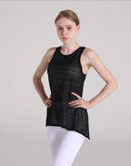 Summer Hollow Back Women's Yoga Tank Top (Two Wear)