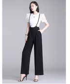 Lace-Trim Camisole and Wide-Leg Pants Set