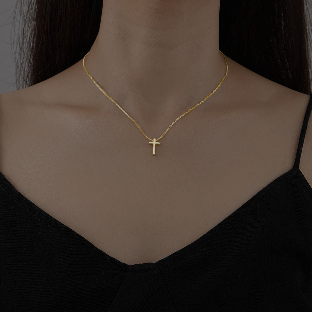Dainty Christian Cross Necklace
