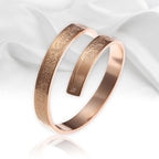 Gold-Plated Stainless Steel Cross Fashion Ring