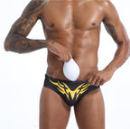 Men's Tribal Print Swim Briefs