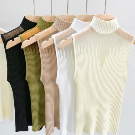 Half Turtleneck Tube Top