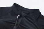 Women's Long-Sleeve Zip Rash Guard and Swim Shorts Set