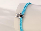 Dog Paw Photo Projection Cord Bracelet