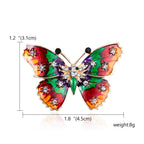 Floral Bird and Butterfly Insect Brooch Collection