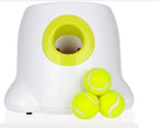 Automatic Dog Ball Launcher, Interactive Fetch Machine with 3 Adjustable Launch Distances, Self-Play Toy with Tennis Balls for Dogs