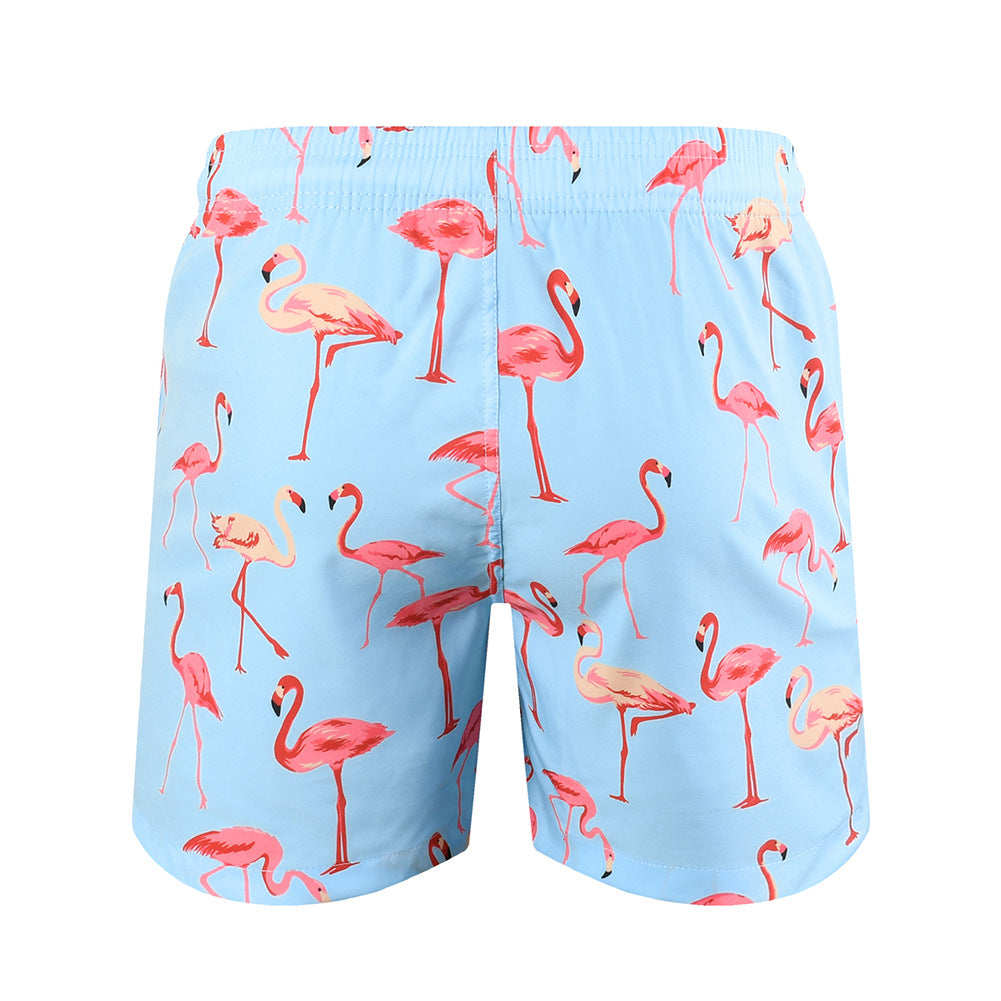 Men's Dual-Layer Quick-Dry Swim Trunks