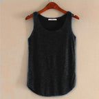 Summer Women’s Bamboo Cotton Tank Top - Slim Fit